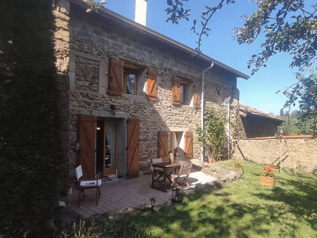 belle maison de caractère en pierre de 93 m2 sur terrain arb