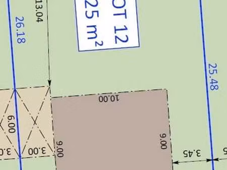 zuidwest gerichte bouwgrond voor open bebouwing