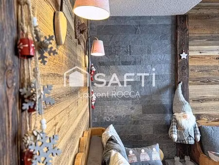 duplex au sommet – ski aux pieds  terrasse et casier à ski