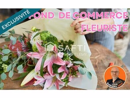 fond de commerce vente de fleurs au detail