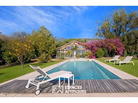 villa de plain-pied avec piscine et chalet ? saint-vallier-de-thiey