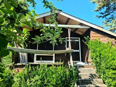 chalet bords de seine  vue d'exception  à rénover