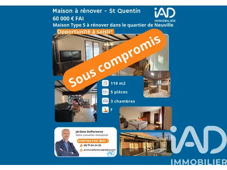 maison à saint-quentin (02100)