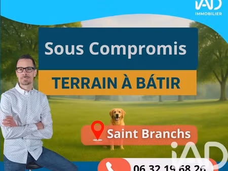 terrain à bâtir à saint-branchs (37320)