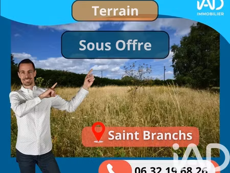 terrain à bâtir à saint-branchs (37320)