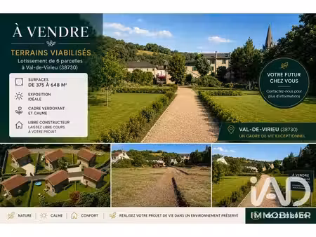 terrain à bâtir à val-de-virieu (38730)