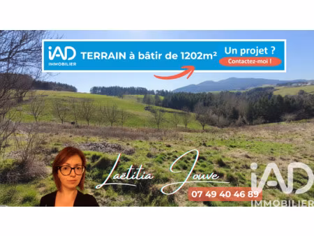 vente terrain à bâtir 1 202 m²