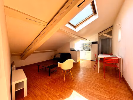 à louer : appartement meublé 2 pièces à saint étienne  quartier bernay - valfuret
