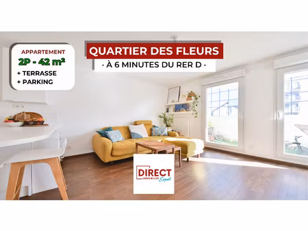 quartiers des fleurs - appartement 2p + balcon + parking
