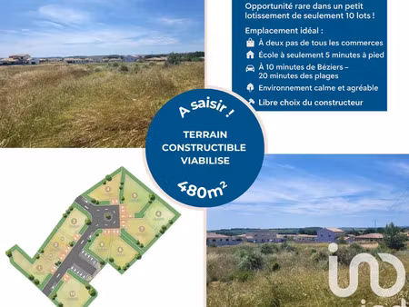 terrain à cazouls-lès-béziers (34370)