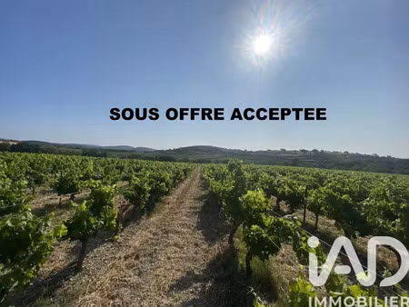 terrain agricole à pouzolles (34480)