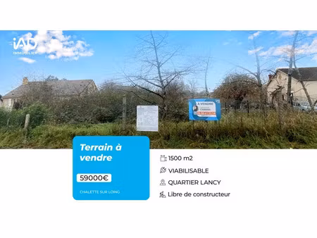 terrain à bâtir à châlette-sur-loing (45120)