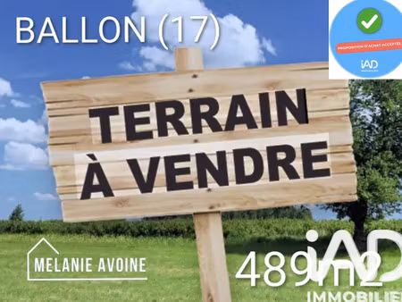 terrain à bâtir à ballon (17290)