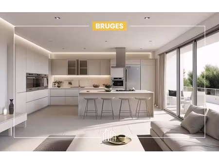vente appartement neuf 4 pièces 96m2 bruges - 394700 € - surface privée