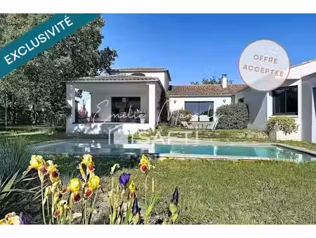 vente maison 5 pièces 165 m² à la rouvière (30190)  449 000 €