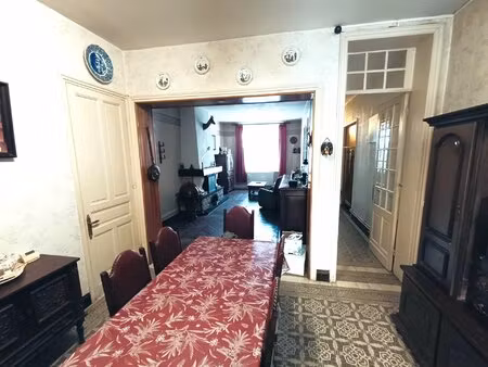 maison de ville à mouvaux avec 4 chambres et cheminée