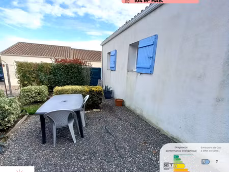 ensemble immobilier de 3 logements de plain pied de 2004