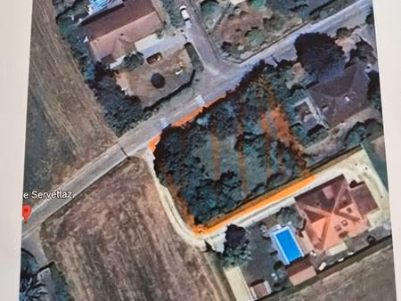 un terrain constructible avec permis de construire