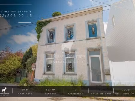 maison à vendre à jumet € 139.999 (l94bz) - l'etude des propriétaires - bureau de charlero