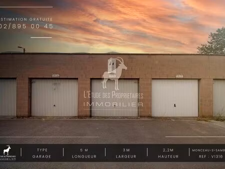 garage à vendre à monceau-sur-sambre € 9.999 (l949g) - l'etude des propriétaires - bureau 
