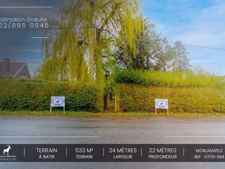 terrain à vendre à morlanwelz-mariemont € 59.000 (l949e) - l'etude des propriétaires - bur