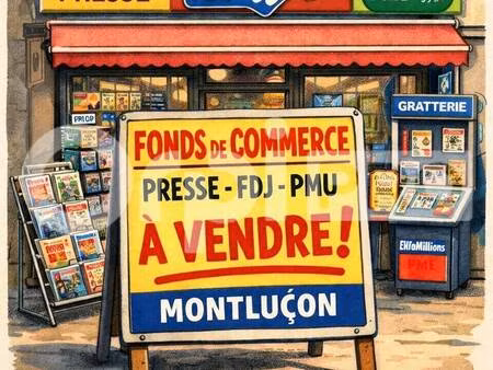 tabac-presse-loto à vendre