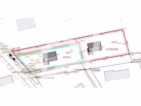 terrain constructible à vendre