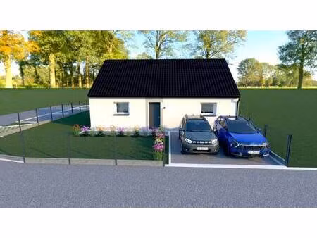 terrain avec maison neuve à vendre