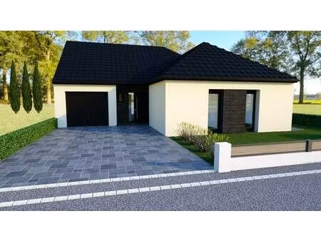 terrain avec maison neuve à vendre
