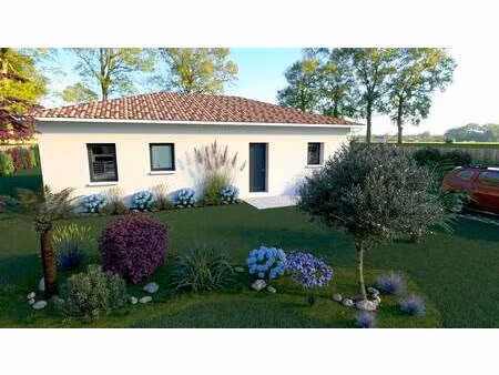 terrain avec maison neuve à vendre