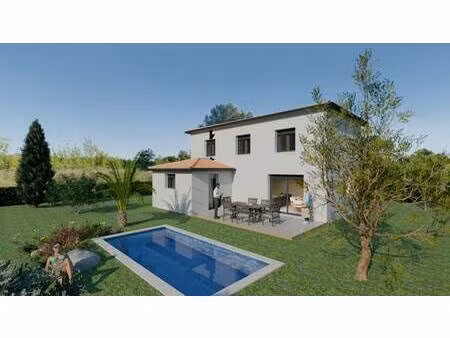 terrain avec maison neuve à vendre