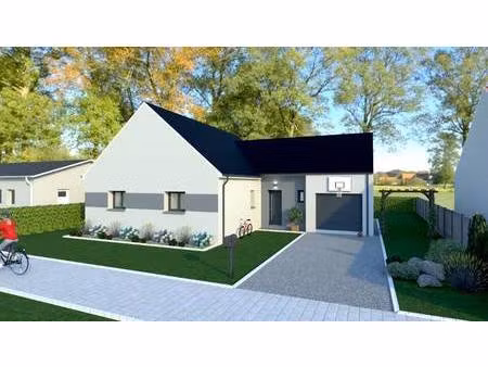 terrain avec maison neuve à vendre