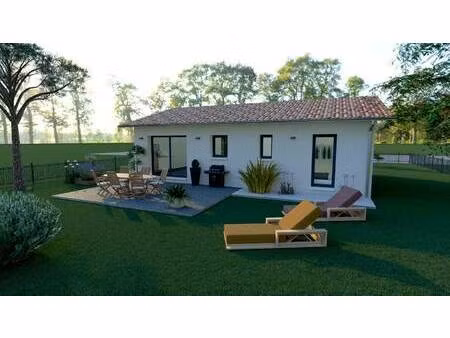 terrain avec maison neuve à vendre