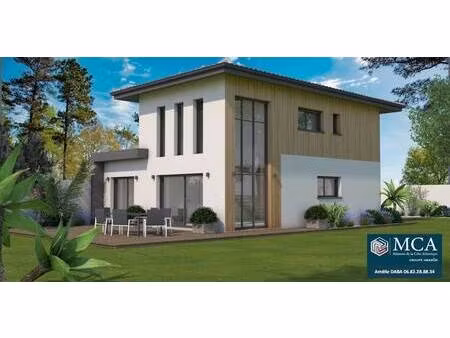 terrain avec maison neuve à vendre