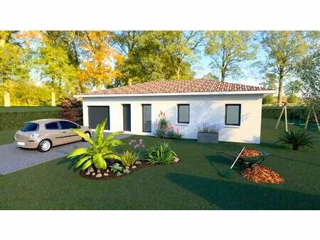 terrain avec maison neuve à vendre