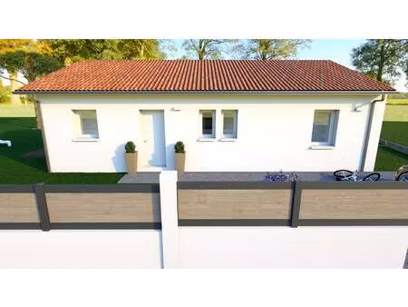 terrain avec maison neuve à vendre