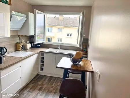 appartement lumineux de 47 m² avec balcon  cave et parking