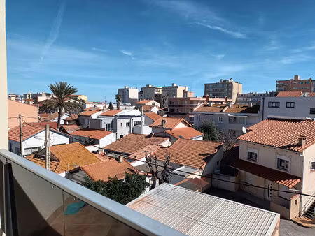 location année t1 meublé à l'année à canet plage centre