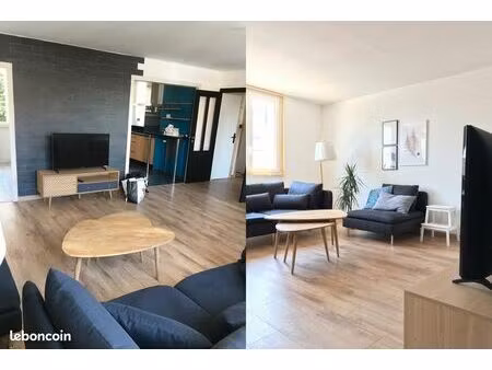 t3 de 68m² avec cuisine ouverte et place de parking à nantes