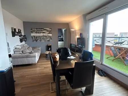 t2 meublé 50m2 terrasse & garage