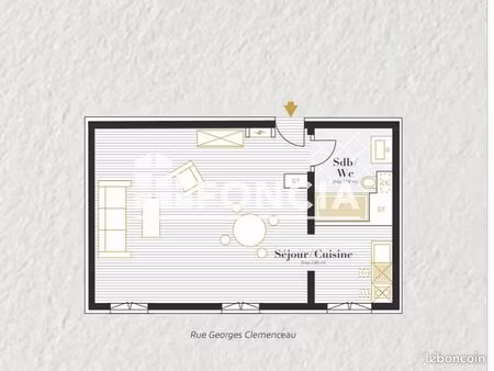 appartement 1 pièce 35 m²
