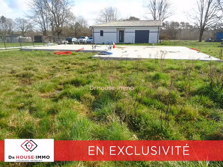 terrain a batir + dalle existante