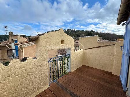 maison de village 3 pièces + terrasse + cave - 47.61 m² - le luc