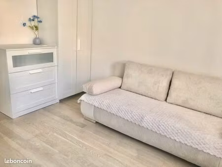 location une seul chambre dans t3 avec une belle terrasse /jardin
