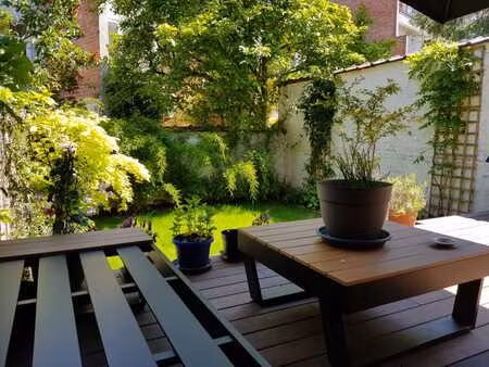 très bel appartement - rez-de-chaussée à vendre à ganshoren