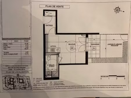 vente appartement 1 pièce 25 m² saint-sébastien-sur-loire (44230)