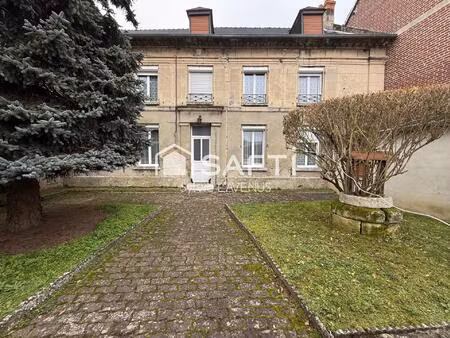 a belleu 02  idéal investisseur  maison à rénover de 201 m2 avec 6 chambres  sur son terra
