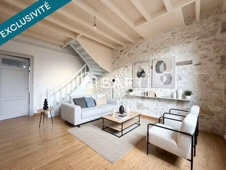 maison de ville deux chambres avec extérieur