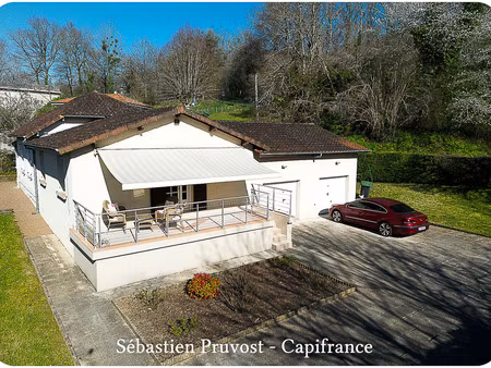 maison à vendre 5 pièces saint pardoux la riviere (24)  plain-pied 107m2  3 chambres  deux