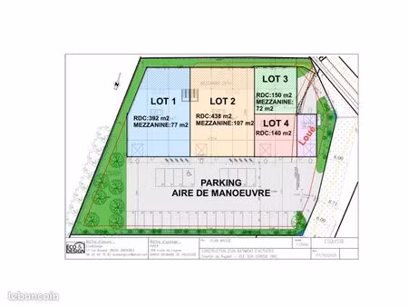 a louer isle sur la sorgue - locaux activités - artisanat - commerce - bureaux